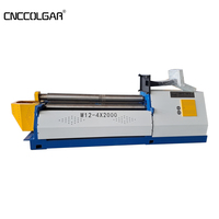 Machine à cintrer les tôles à quatre rouleaux CNC entièrement automatique W12-4*2000