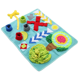 Tapis de renifflement pour chien, alimentation lente, facile à nettoyer, interactif, lavable, tapis d'entraînement olfactif pour animaux de compagnie, chiens, tapis de renifflement pour animaux - Product Image 2