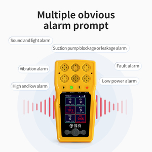 Xách tay 6-in-1 phân tích khí Detector cầm tay NH3 và <span class=keywords><strong>Methane</strong></span> Leak Detector với ống bơm cho Ammonia phát hiện - Product Image 3
