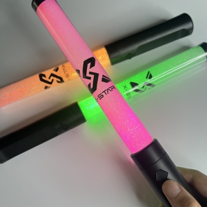 แท่งไฟ LED ลายตารางดาว สำหรับงานปาร์ตี้<span class=keywords><strong>วันเกิด</strong></span> Kpop <span class=keywords><strong>BTS</strong></span> คอนเสิร์ต บาร์  แบบซินเซน - Product Image 1