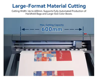 Máquina de corte y grabado de etiquetas con servomotor de alimentación automática de papel de alta capacidad, máquina troqueladora de doble cabezal