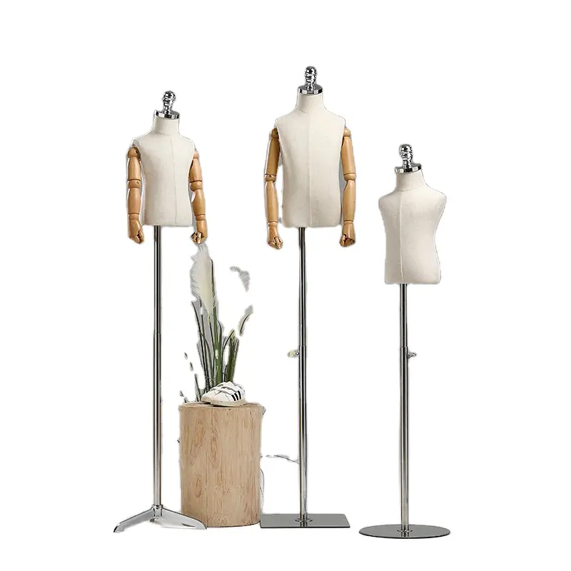 Kinder bekleidungs geschäft Mannikin Männer und Frauen Kinder Büste Stand Display Rack Bekleidungs geschäft Ganzkörper Kinder Schaufenster puppe