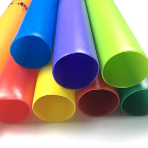 Wholesale 8 Pieces Plastic 8-Tone Percussion Tubes Rainbow Sound Tube Orff Percussion Instrument For Preschool <b>Music</b> Training - Product Image 2