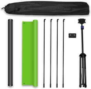 Écran <span class=keywords><strong>vert</strong></span> de 80 pouces avec trépied, chroma key <span class=keywords><strong>vert</strong></span>, écran <span class=keywords><strong>vert</strong></span> avec support, 183 x 106 cm, 16:9, panneau de <span class=keywords><strong>fond</strong></span> <span class=keywords><strong>vert</strong></span> portable - Product Image 5