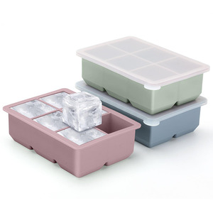 6 khoang Stackable lớn <span class=keywords><strong>Silicone</strong></span> vuông <span class=keywords><strong>Ice</strong></span> <span class=keywords><strong>Cube</strong></span> Khuôn <span class=keywords><strong>Silicone</strong></span> <span class=keywords><strong>Ice</strong></span> <span class=keywords><strong>Cube</strong></span> khay <span class=keywords><strong>Silicone</strong></span> <span class=keywords><strong>Ice</strong></span> <span class=keywords><strong>Cube</strong></span> Tủ đông khuôn mẫu cho tủ đông - Product Image 1