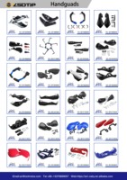 Protège-mains universels en carbone pour moto, protection de levier de frein et d'embrayage pour 50cc 100cc 150cc 200cc