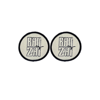 Patch brodé personnalisé sur le thème des voyages urbains, motif amusant, à fixation auto-agrippante et thermocollante, appliqué tissé pour jeans, sacs à dos et vêtements décontractés