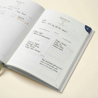 Carnet de voyage personnalisé en lin/papier/cuir avec album photo et scrapbook format A5 – Journal personnalisé sur mesure