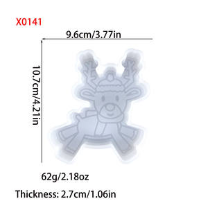 Kingnoo Handmade <b>Silicone</b> <b>Resin</b> Irregular Shape Casting <b>Mold</b> 1 Piece DIY Ins Style Decorative Ornaments Cake Tools Stocked Hebei - Product Image 5