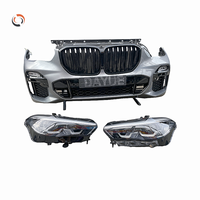 Conjunto de Parachoques Delantero para X5 G05, Usado, de Plástico, con Pernos, Kit de Carrocería de Alta Calidad con 1 Año de Garantía y Ajuste Universal