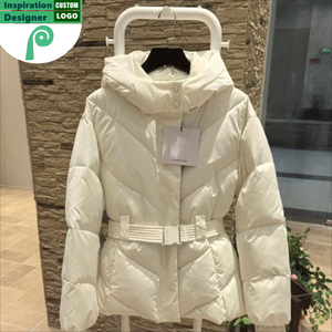 Vestes longues matelassées populaires de style coréen, manteaux d'hiver en duvet d'oie de créateur pour femmes, achat en gros et revente en ligne - Product Image 5