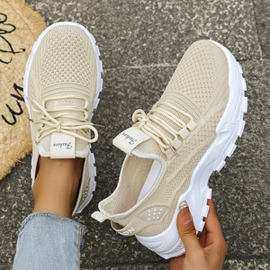 Children's <b>Shoes</b> Spring Season Best-selling Item Women's <b>Shoes</b> <b>Soft</b> Sole Fly-ribbed <b>Shoes</b> Leisure Sports Running - Product Image 4