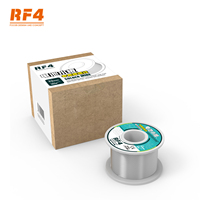 Fil à souder sans plomb RF-106D 100g 0,4/0,6/0,8 mm avec 2% de flux et boîte de rangement pour réparation iPhone/PCB
