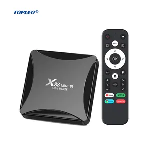 Topleo X88 mini 13 Android TV box android 13 WiFi Приставка smart rk3528 android 13 8k приставка ТВ