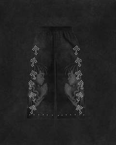 ชุดจ็อกเกอร์สองชิ้นสำหรับผู้ชายแบบหนาพิเศษจากผู้ผลิตตามสั่ง เสื้อครอปฮู้ดดี้ กางเกงขาบาน สไตล์ลำลองสำหรับฤดูใบไม้ร่วง แห้งเร็ว สตรีทแวร์ 100% - Product Image 3