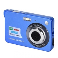 NUEVA Cámara Digital para Niños con Diseño Vintage, 1080p, 48 MP, Pantalla de 2.7 Pulgadas, Sensor CMOS, Zoom 16x, Selfie y Video