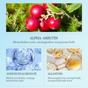 Masque facial éclaircissant à la fleur de cerisier KORMESIC certifié Bpom, vente en gros, 25 ml, pour peaux délicates, améliore le teint terne. - Product Image 4