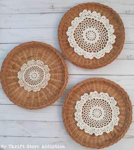 Elegant Rustic Bohemian Eco-Friendly Rattan Hand-Woven Charger Plate Placemat for Dining <b>Table</b> Wedding <b>Dinner</b> Use Vietnam Origin - Product Image 2