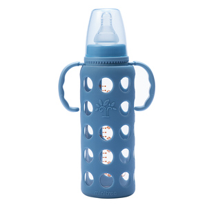 Biberón de Vidrio de Alta Transmisión de 240 ml, Tamaño Estándar, Resistente a Impactos - Product Image 4