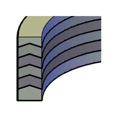 Joints hydrauliques de haute qualité VS emballage Vee joint d'huile anneau en NYLON uréthane