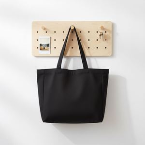 Sac fourre-tout en polycoton, MOQ 20, logo personnalisé, sac de courses écologique réutilisable, impression numérique par transfert thermique, sérigraphie, logo thermocollant sur sac fourre-tout - Product Image 1