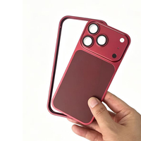 Coque de téléphone Beiman compatible avec Instant Transformation 18 Pro Max, cadre en métal antichoc pour 13-17 Pro Max