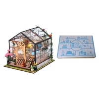 Jouet créatif DIY pour filles, maison de fleurs, modèle d'assemblage 3D fait main (Kathy's Flower Shop)