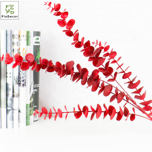 סיטונאי מלאכותי אקליפטוס נובע ירק ורוד זהב כחול עלים צבעוני פלסטיק עלווה עבור מסיבת חתונת קישוט - Product Image 6