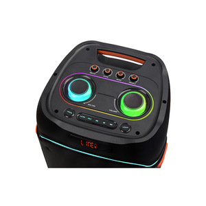 Nouveau produit d'usine : Enceinte portable sans fil haute puissance 80W pour Bluetooth, idéale pour la danse carrée, avec double LED RGB de 8 pouces, modèle NDR-1808 – En stock - Product Image 3