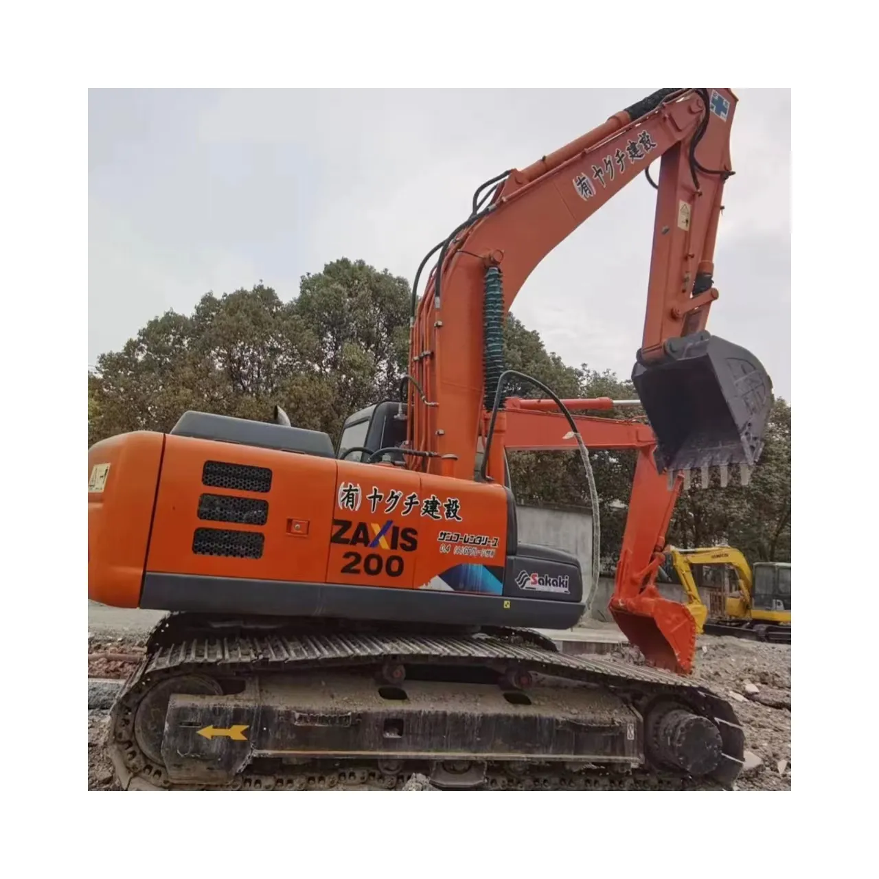ZIHUI Low Freight Second Hand Crawler Excavator Hitachi ZX200-6A In Low Hours Hitachi ZX200 Used Excavator