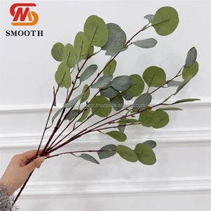 Plantes d'arbres de simulation haute LISSE Branche unique Fleur artificielle Plante verte en soie - Product Image 6