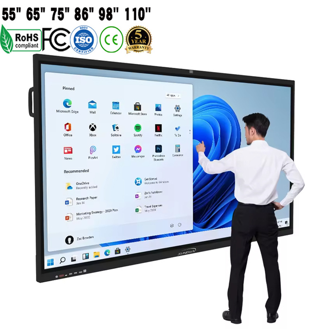 All-In-One Interactive Whiteboard Electronic Teaching Board for Education & Children's Blackboard Smart Whiteboard Equipment