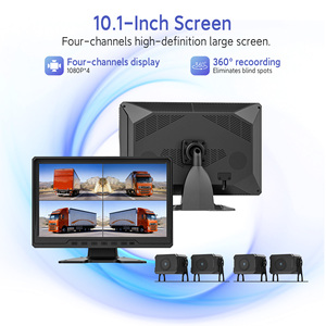 Telecamera 360° 1080p per Camion, <span class=keywords><strong>Dash</strong></span> <span class=keywords><strong>Cam</strong></span> per Veicoli Pesanti, Impermeabile IP69, Dashcam AI, Telecamera per Auto - Product Image 5