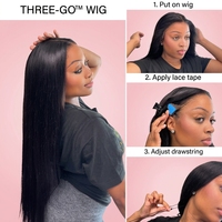 Perruques Lace Front Pré-Coupées Cheveux Humains Prêtes à Porter Sans Colle 13x4 Dentelle HD Idéales pour Débutantes Cheveux Vierges Naturels Couleur Naturelle
