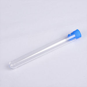 12*60mm/12*75mm/13*75mm 의료용 소모품 PS PP PE 재질 실험실용 소형 둥근 바닥 플라스틱 시험관 - Product Image 3