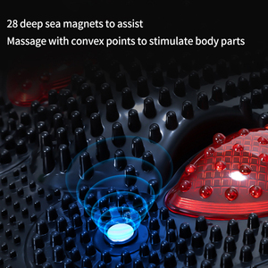 Bantalan pijat kaki listrik portabel, dengan pijat rol dan panas yang dapat diatur untuk Plantar dan penopang lengkungan, bantal pijat - Product Image 3