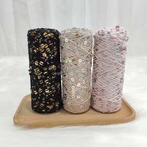 Số lượng lớn Chunky đan Polyester sequin sợi mạnh mẽ Acrylic pha trộn Melange sợi màu đan sợi với mô hình nhuộm" - Product Image 4