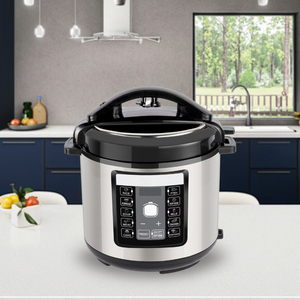 <span class=keywords><strong>Olla</strong></span> <span class=keywords><strong>a</strong></span> <span class=keywords><strong>Presión</strong></span> Eléctrica Digital de 5.1-<span class=keywords><strong>6</strong></span> <span class=keywords><strong>Litros</strong></span> con Pantalla Digital y Temporizador, Antiadherente, de <span class=keywords><strong>Acero</strong></span> <span class=keywords><strong>Inoxidable</strong></span> 10 en 1 para Uso Doméstico - Product Image 3