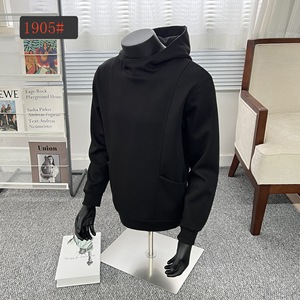 Survêtements XL à col montant et à écran épais pour hommes, survêtements d'hiver à motif de lettres pour vêtements, vêtements - Product Image 4