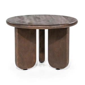 Mesa Auxiliar Decorativa de Madera Maciza con Diseño Tallado a Mano de Primera Calidad, Mueble de Madera Natural Elegante para Dormitorio - Product Image 2