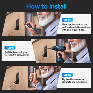 Pergola mái kèo khung cho 2x4 <span class=keywords><strong>2x6</strong></span> Bài Mũ Tie khung gỗ thanh mái Clip tiêu đề móc áo để hỗ trợ dầm xà nhà - Product Image 5