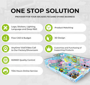 ציוד משחקים אתלטי מסחרי מקורה אינטראקטיבי עבור ילדים פארק שקופיות עם בנייה פלסטיק - Product Image 6