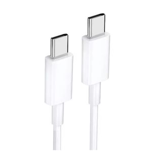Cable de Carga Doble Tipo-C Blanco - Product Image 1