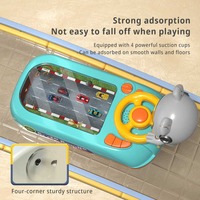 EPT-Simulador de conducción de coches educativo para niños, coche de carreras, aventura, volante de bebé, juguetes