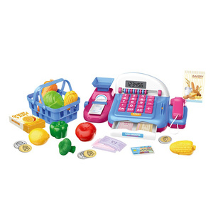 Lumière multifonction <span class=keywords><strong>son</strong></span> calculateur éducatifs enregistreuse jouet préscolaire semblant jouer caisse jouets pour enfants - Product Image 1