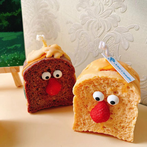 <span class=keywords><strong>Pain</strong></span> au fromage nez <span class=keywords><strong>de</strong></span> fraise bougie en forme <span class=keywords><strong>de</strong></span> toast bougie <span class=keywords><strong>de</strong></span> cire <span class=keywords><strong>de</strong></span> soja - Product Image 3