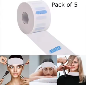 Bandes de cou jetables à prix de gros pour salon de coiffure, accessoire professionnel extensible en papier pour la coiffure <span class=keywords><strong>et</strong></span> la coupe de cheveux - Product Image 4