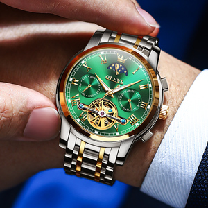 Reloj de mano para hombre OLVES 6617 mecánico automático Montre Homme reloj Western Business Relogio Masculino reloj de pulsera mecánico - Product Image 6