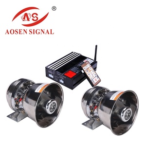 Produit chaud klaxons électroniques de voiture 600W haut-parleurs d'amplificateur de sirène d'alarme sans fil pour camion - Product Image 1