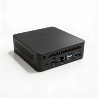 Mini PC U5 Intel I5 4250 con Wifi, Miniordenador de Escritorio Sin Ventilador, Intel Linux, Windows 11 Business